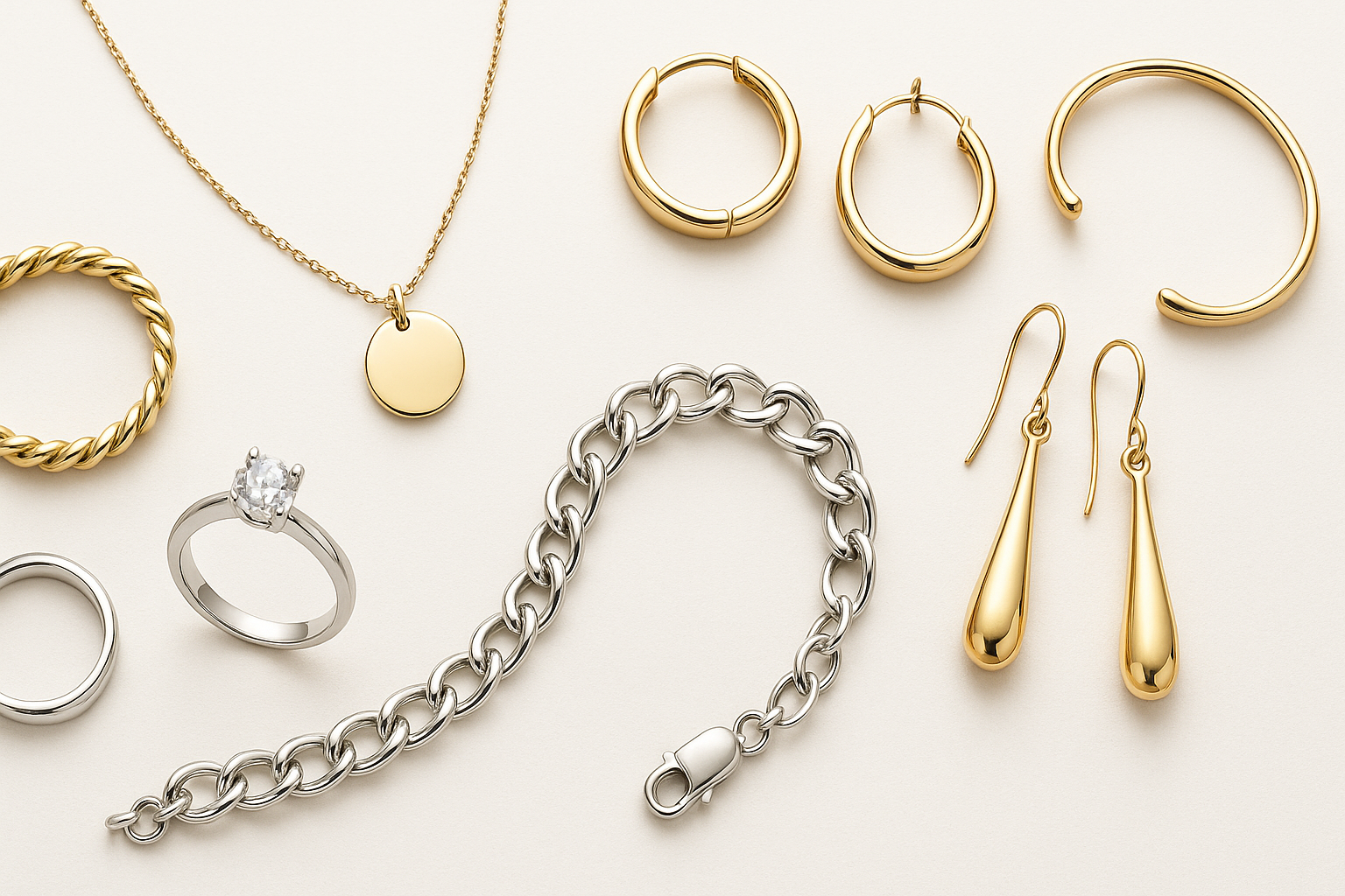 jeweries barners for deskstop in white background